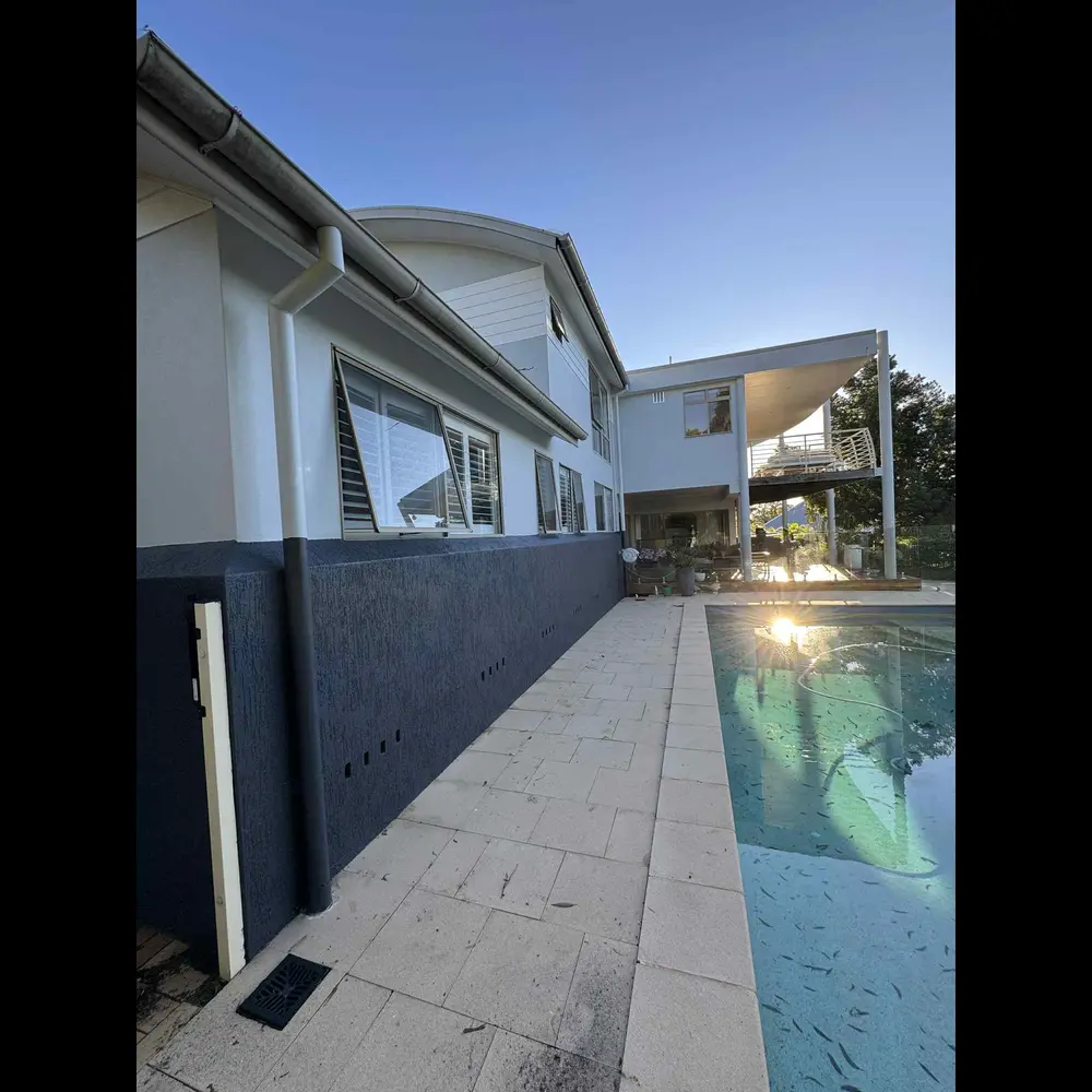 Complete home repaint with two-tone exterior in Newtown, Geelong